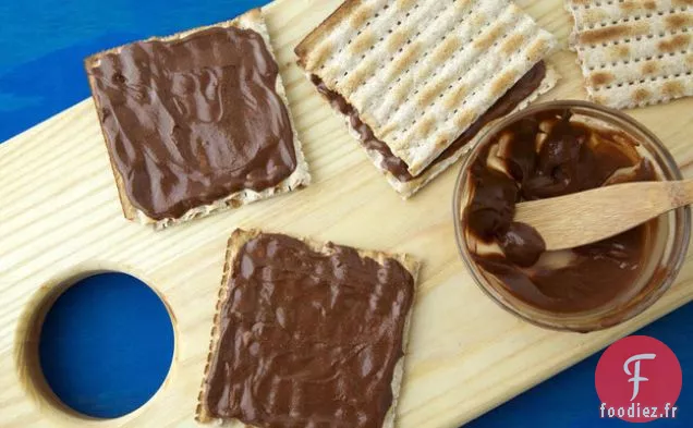 Sandwichs au Matzo au Faux Nutella