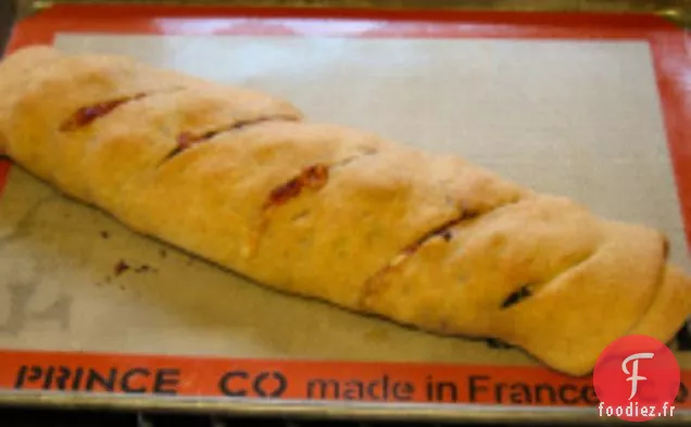 Meat Lite: Stromboli de Légumes rôtis et Pepperoni