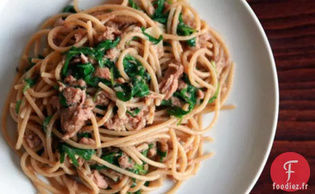 Dîner ce soir: Pâtes au Thon, Roquette et Piment