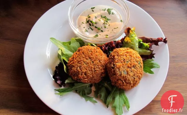 Galettes de Pois Chiches Panko Épicées