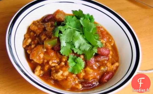 Sain et Délicieux: Chili à la Dinde à la Citrouille