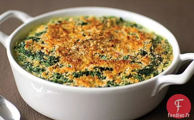 Gratin D'Épinards À la Crème