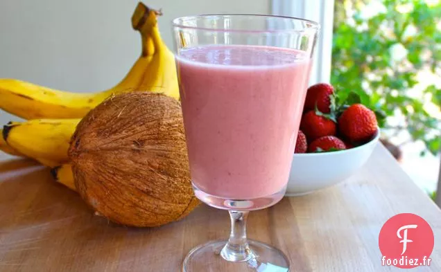 Smoothie Rajeunissant À l'Eau de Coco