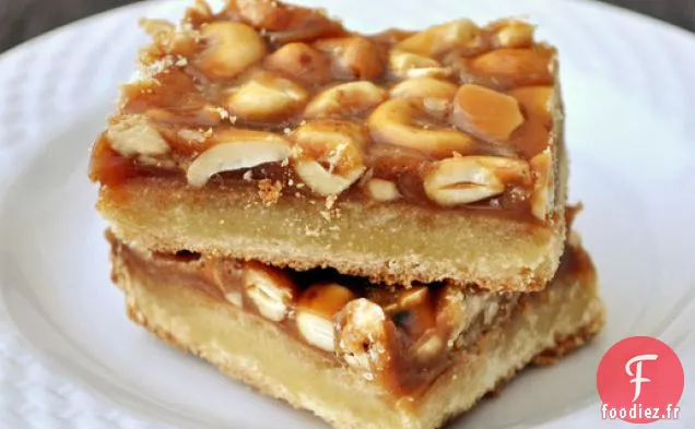 Barres de Caramel de Noix De Cajou Salées