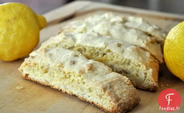 Biscotti au Citron Et aux Pignons de Pin