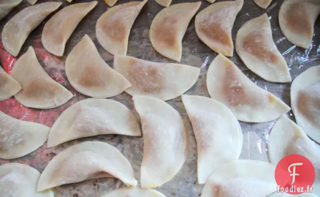 Faites cuire le livre: Raviolis de Patates Douces dans un Bouillon de Fromage