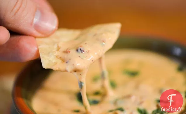 Queso au Chorizo, aux Champignons et à l'Oignon