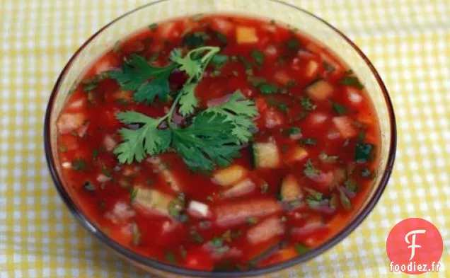 Dîner Ce soir: Gaspacho d'Été Frais