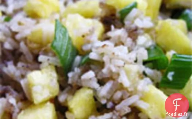 Dîner Ce soir: Riz Frit au Gingembre Et à l'Ananas