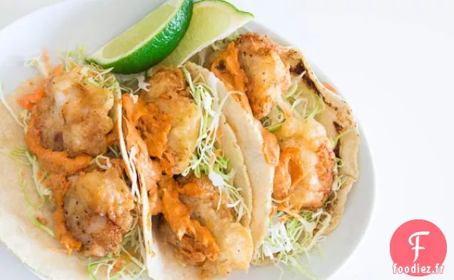 Tacos de Poisson au Piment Lime Allioli