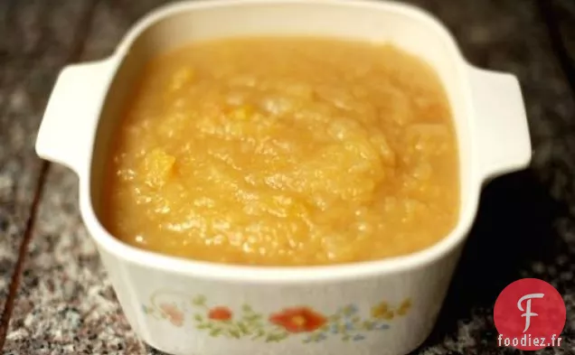 Compote de Pommes à la Vanille Et à l'Érable