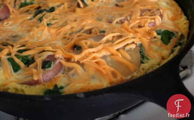 Frittata aux Épinards