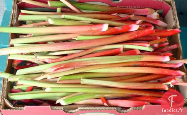 Cook the Book: Tarte au Fromage à la crème à la Rhubarbe aux Fraises fraîches
