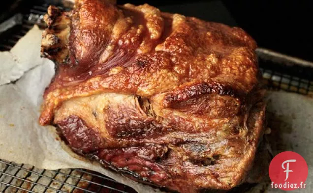 Épaule De Porc Rôtie Lentement Ultra-Croustillante