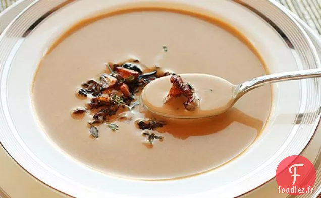 Soupe Crémeuse Aux Girolles