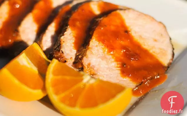 Longe de Porc Chipotle à l'Orange Grillée