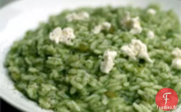 Dîner ce soir : Risotto aux Épinards au Fromage de Chèvre