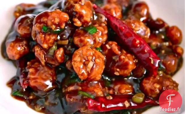 Poulet Popeye Tso (Poulet Général Tso à base de pépites de Poulet Popeye)