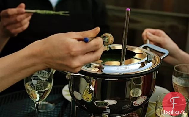 Fondue aux Épinards