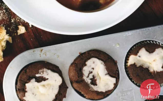 Cupcakes Au Fromage À la Crème Au Chocolat