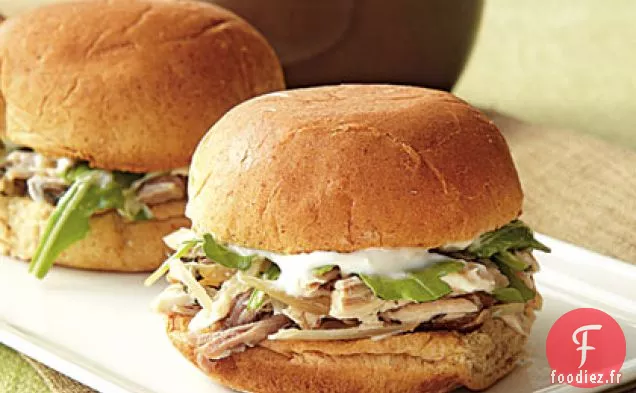 Sliders de Porc au Romarin avec Aïoli au Raifort