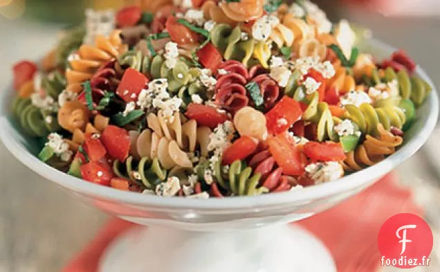 Salade de Rotini aux Légumes Grecs