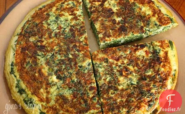 Frittata Aux Épinards Légers Et À La Feta