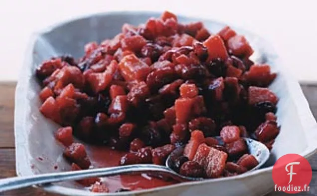 Sauce Aux Coings aux Canneberges