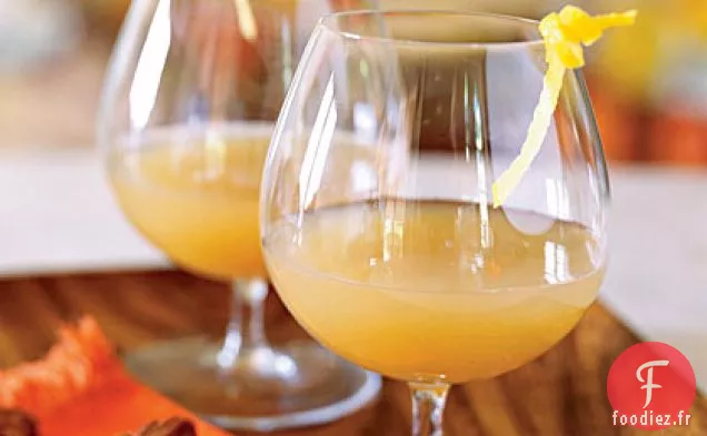 Cocktail de Poire au Gingembre et Brandy