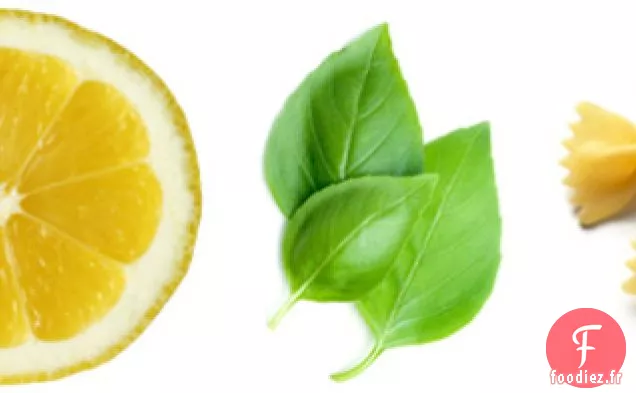 Sain et Délicieux: Salade de Pâtes au Citron et au Basilic