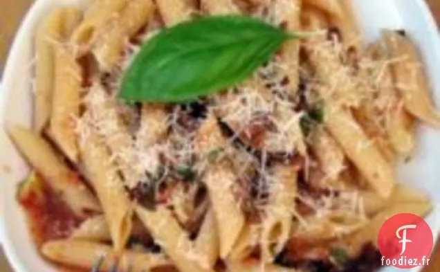 Meat Lite: Penne au Bacon et Sauce Tomate Crue