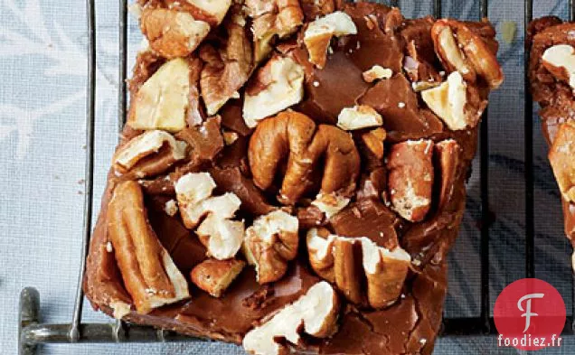 Brownies Simples avec Glaçage au Chocolat