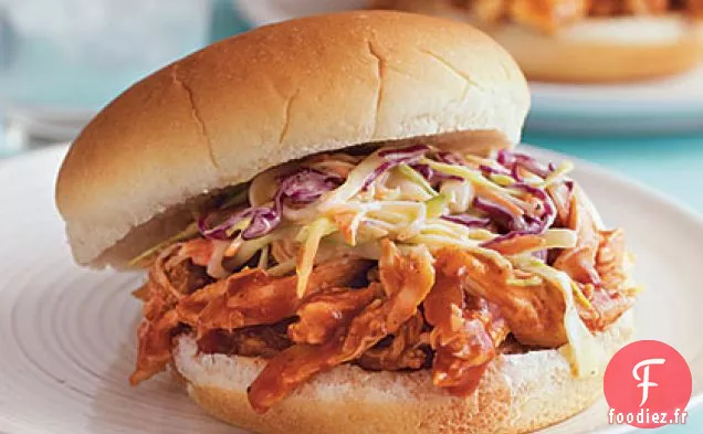 Sandwichs au Poulet et à la Salade de chou Grillés