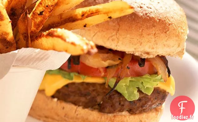 Hamburgers au Chili Mexicain et au Fromage