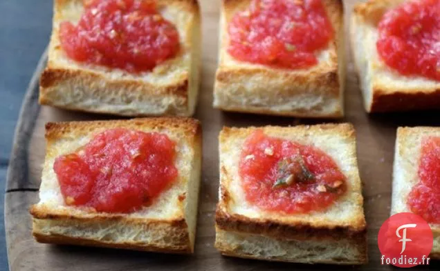 Pan con Tomate (Pain grillé à l'espagnole avec Tomate)