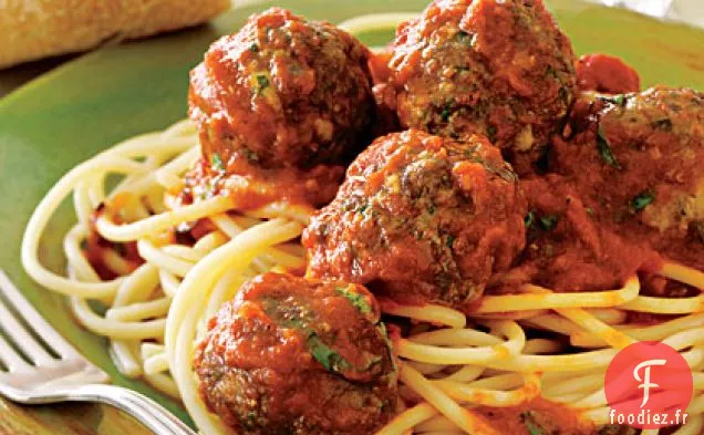 Spaghettis et Boulettes de Viande Faciles