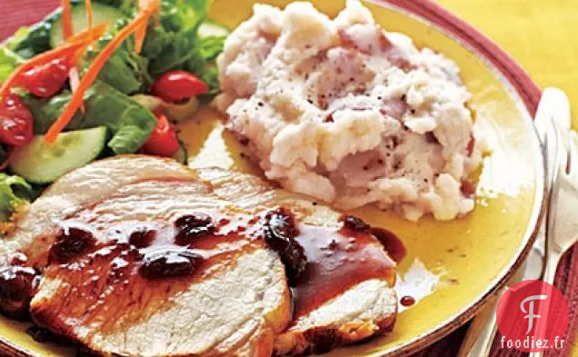 Longe de Porc aux Cerises