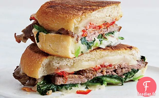 Panini au Bœuf, Rabe au Brocoli et Provolone