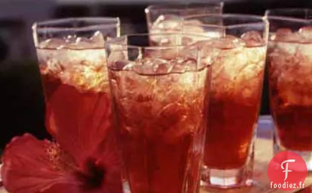 Punch au Thé à l'Hibiscus