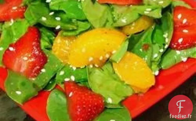 Salade d'Épinards aux Fraises III