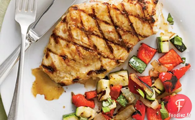 Poulet Grillé et Salsa du Jardin