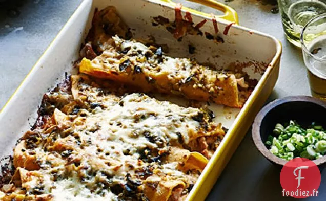 Enchiladas au Poulet Vert au Chili