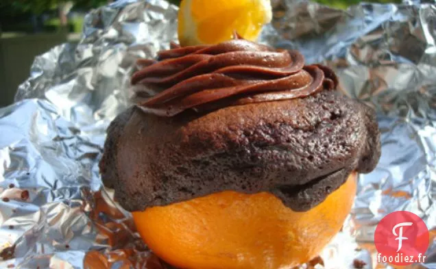 Cakespy : Gâteaux au Chocolat Grillés dans des Coquilles d'Orange