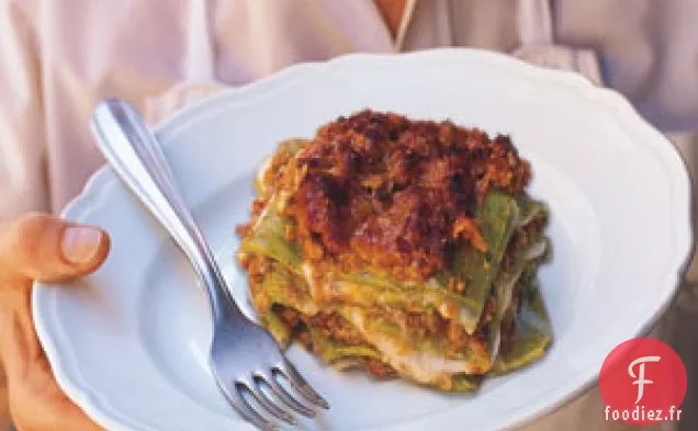 Lasagnes aux Épinards Cuites au Four