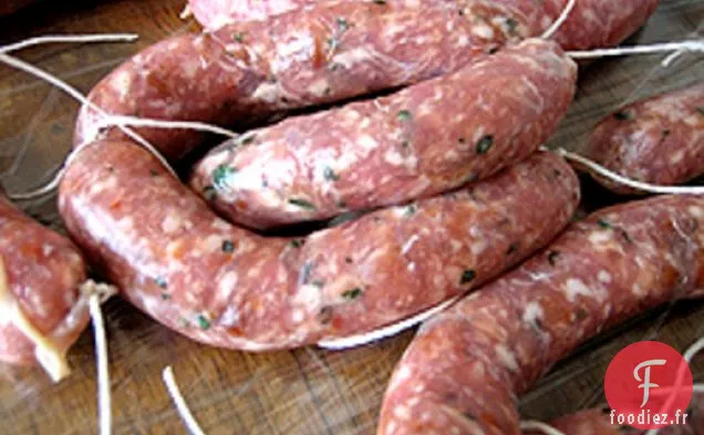 Cuisiner le livre: Spiedini de Saucisse de Porc aux Bocconcini et Tomates Cerises