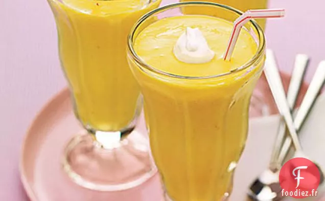 Milk-Shakes aux Pêches et à la Crème