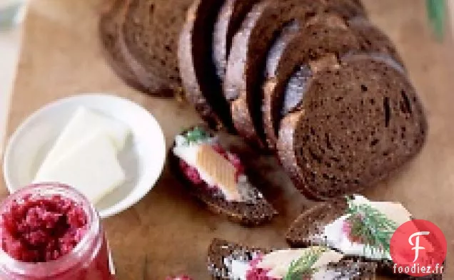 Truite Fumée Sur Pumpernickel