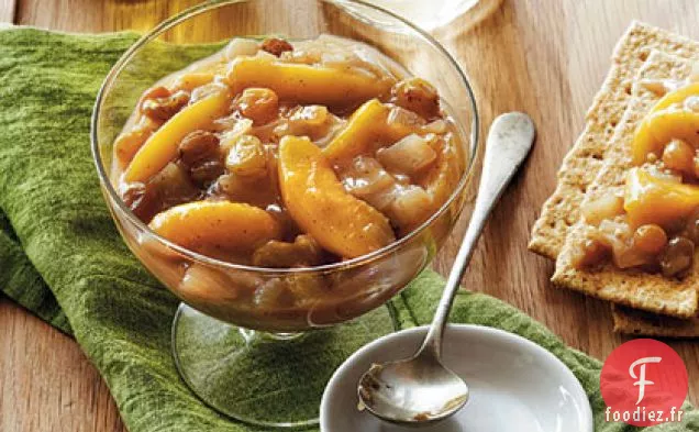 Chutney Chunky Pêche-Gingembre