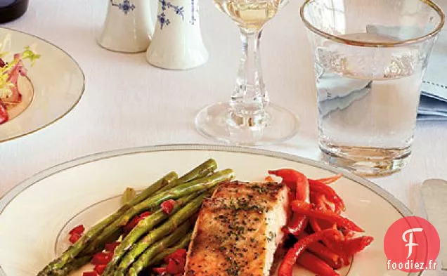 Saumon Glacé à l'Érable et à l'Ail Caramélisé