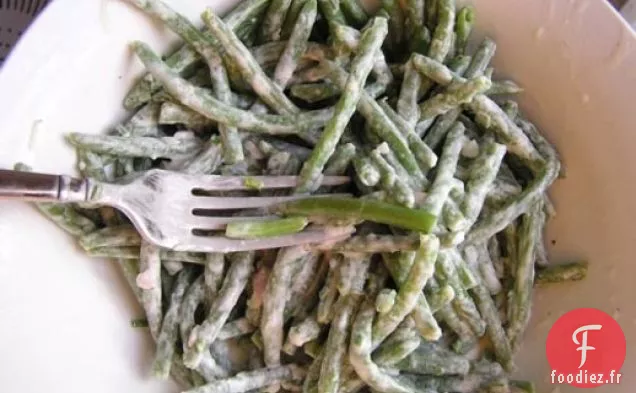Dîner Ce Soir: Salade De Haricots Verts À La Crème